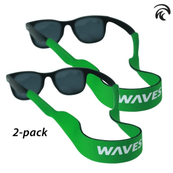 2-Pack: Waves Sunnies Sunglasses and Eyewear Strap - Picture 1 of 3